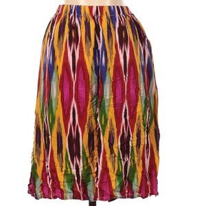 Anthropologie Vanessa Virginia Colorful Casual Skirt Size Medium